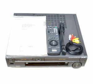 [Remote control attached/Operation beautiful goods] Sony Sony WV-H4 RMT-V235 HI8 VHS W deck 8mm 8mm High Eate Video Deck WV-H3 WV-H6 Brothers