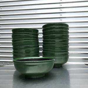 International Management Melamine Tableware Aquarium Series Bowl Noodle Bowl Large A30 Green/Black 20 pieces