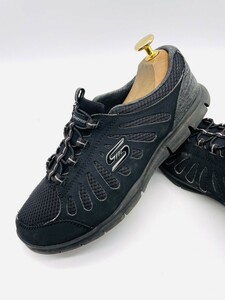 Shock price! "The strongest pair! [Sketchers/Gratis Confile] Luxury running shoes! Black/JP23.5cm! 3.5