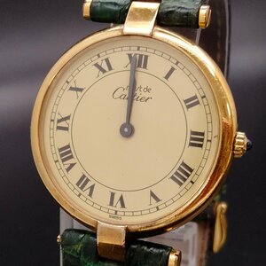 Cartier Watch Immovable 17 (Must Vendôme 925 LM) Men's 1312468