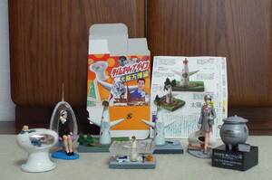 Time Slip Glico "Osaka Expo" 6 types &amp; Secret (Tower of the Sun), 5 mini books, with outer box