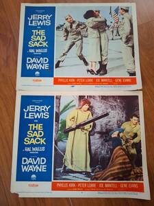 Original Ruby Card for the U.S. Theater ● Jerry Lewis ● Bottom Soldier: 2