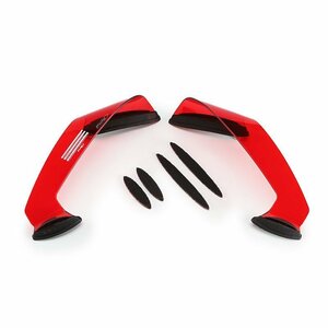 In stock PUIG 20431R Side Spoiler Winglet [Red] Panigale V2 (20-)/ Panigale V4 (18-19) Pouch