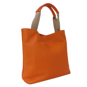 1 yen ■ Extreme Kitamura Handbag Leather orange-type fashionable shopping Ladies Kitamura ■ E.BMP.ON-11