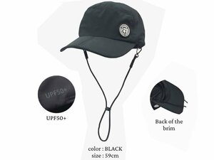 [Special price] TAVARUA Portable Cap/Black New