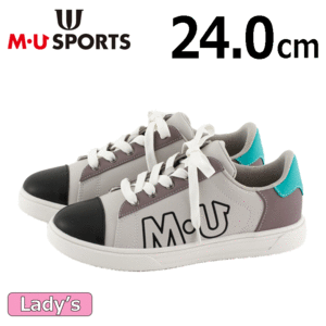 [Ladies] M・U SPORTS Spikeless Shoes 703Q16000 [MU Sports] [Black] [24.0cm] [GolfShoes]
