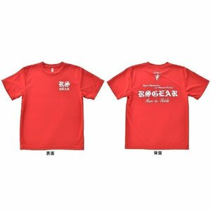 Earl's Gear original Short Sleeve T-shirt [Red/L size] 0101-03rd-0L