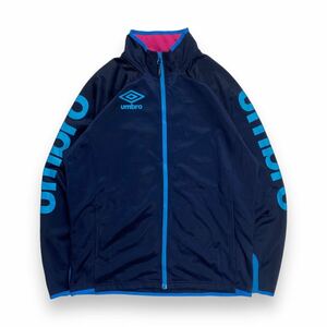 UMBRO Umbro Jersey / Track Jacket Navy x Light Blue L / Society / Sleeve Print