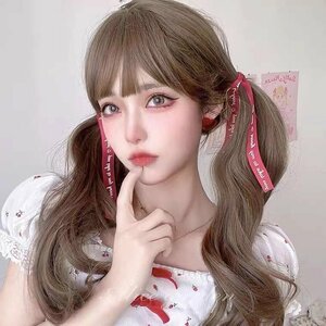 Wig Full Wig Long Wig Katsura Curl with Cosplay Cute Cute Lolita Net