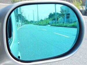 New ☆ Wide -angle dress -up side mirror [Light blue] FTO (de) 94/10-00/08 Outburn [Autbahn]