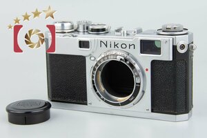 [Used] Nikon Nikon S2 Late Black Dial Range Finder Film Camera