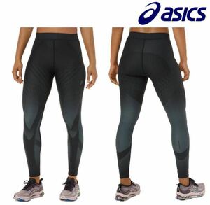 ■ New ASICS ASICS Women's Energy Saving Long tights 2012C281 Running Jogging Marathon S size