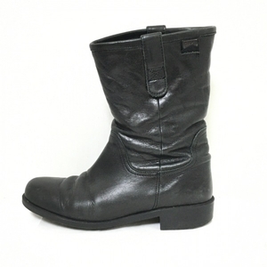 Campale CAMPER Short Boots 39 -Leather Black Ladies Shoes