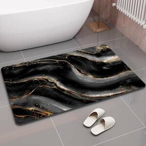 Bus mat soft foot wipe mats toss gain wiping mats bathroom mat bath mats water absorption Lightweight indoor antibacterial deodorant 40*60cm A08