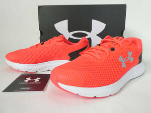 Under armor new! UA Charged Rogue 3 27cm 4E Orange Running Lightweight Sneakers Free Shipping