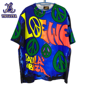 LOEWE Loewe Paulazi Visor Cotton Short Sleeve T -shirt Blue #Snoyed AB [Tsujiya Store A2585]