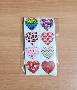 〇 120 pieces of heart die-cut thank you sticker gift sticker wrapping sticker reward sticker