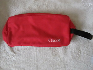 *NEW *Rare! CHACOTT Chacott Shoes Case Red x Black ♪