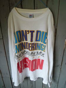 M6213 Vision Vintage 80S Vision Street Wear Don't Die Wondering 1987 Ron T USA Purchased M size (3104) Letter pack (510 yen)