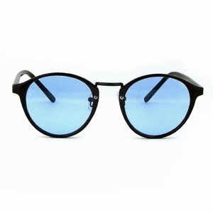 New, Boston type sunglasses, blue lens specifications