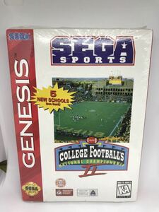 New [COLLEGE FOTBALL'S II] North American Sega Genesis software ②