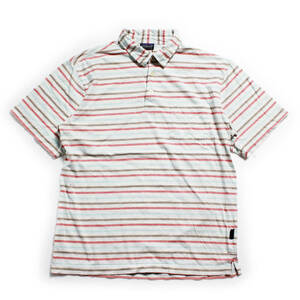 Patagonia PATAGONIA Border Pattern Pattern Short Sleeve Polo Shirt (S) Squeeze Clean Polo
