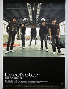 &lt;Poster&gt; The Gospellers "LOVE NOTES" Gospellers 2001 ★ Over -the -counter sales promotion poster
