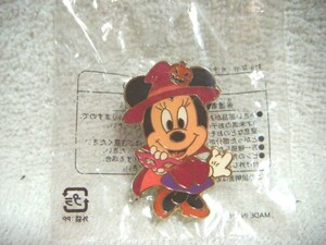 ■ TDR Disney Resort "Halloween Pin Badge/Minnie Mouse" Rare