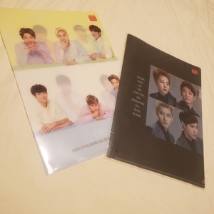 New unused EXO clear file Lotte