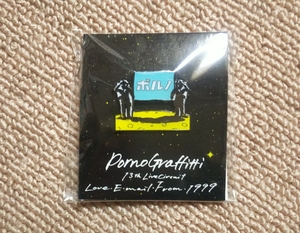 Pornograffiti Pin Badge Pins Pornographic Flag Pins 13th Live Circuit "Love E. Mail From 1999" New Unopened