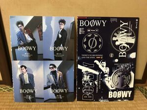 Free shipping !!] BOOWY. Postcard set/Violent silver logo/used goods/inspection) Bowie. Posuka. Haturo Kyosuke. Yasuyasu Hotei. Himuro.hotei.guitarhythm/