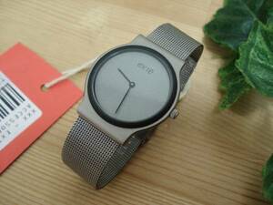Unused with tag ☆ EXTE ☆ Thin stylish mesh metal watch