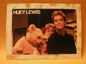 Rare Hewi Lewis picture postcard HUEY Lewis postcard