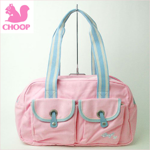 Shup ◆ CHOOP Lightweight Canvas Boston Bag ◆ Limited arrival! Pink lightweight carrying CH-1