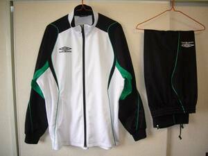 Ambro shadow stripe jersey upper and lower black x white green L size