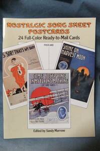 Western books ★ NOSTALGIC SONG SHEETS POSTCARDS ★ Nostalgic Song Song Seat Postcard Collection