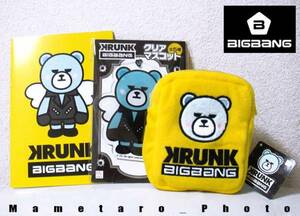 KRUNK × BIGBANG [Tae -sung 3 -point clear mascot &amp; pouch &amp; notebook]