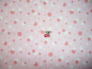 Prompt decision ☆ Rare Atsuko Matsuyama Retro Dot Pink ☆ Rare 30's polka dots yuwa