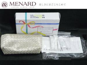 Shipping 350 yen ~ (Free shipping for prompt decision) New MENARD Fairy Cent Mini Bottle Set Not for sale Menard Whitening Pack Susum During the Whitening Cream Pouch