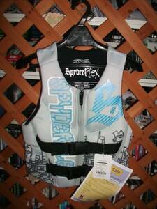 SPYDERFLEX Spider Flex [Coast Guard Vest] GREY Gray/Blue US-XS (76-84cm) New genuine life jacket