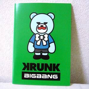 KRUNK × BIGBANG Not for sale notebook [Tapes T.O.P]