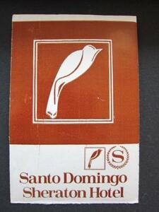 Hotel label ■ Sheraton ■ Santo Domingo ■ Sticker