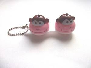 How about a cute contact lens case? Sora pink