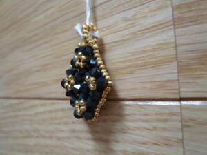 New ☆ Bead pendant top [Swarovski/handmade] c