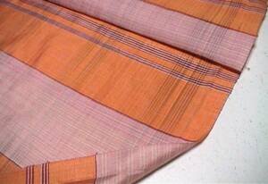 Kimono (old cloth) Human silk fabric Higashi Orange (36x177,25x55cm)