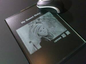 Photo -etching glass mouse pad A