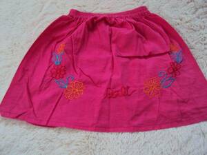 * Beauty overseas import fashion Bali flower embroidery type bottoms skirt 100110 size
