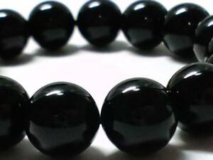 Natural black onyx ☆ 12 mm ☆ Black agate