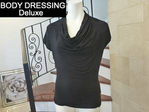 Body dressing deluxe 38 black drape tops M equivalent