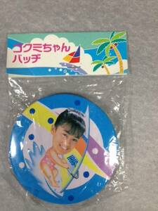Taisho Pharmaceutical 1988 Iris Kumiko Goto Can Badge Rare New Unopened long -term storage item at that time Gokumi